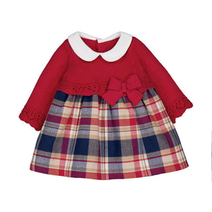Mayoral-Knit Dress-Red