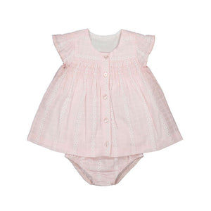 Mayoral-Chiffon Dress-Baby Rose