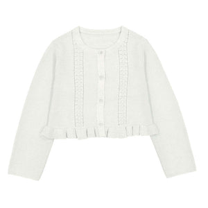 Mayoral-Knit Cardigan-Natural