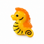 Bows Art-Seahorse Hair Clip