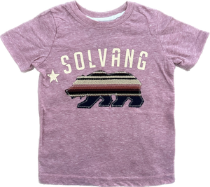 ADKTD-Bear Solvang Tee Shirt- Pink Melange