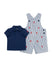 Little Me-Lobster Woven Shortall Set