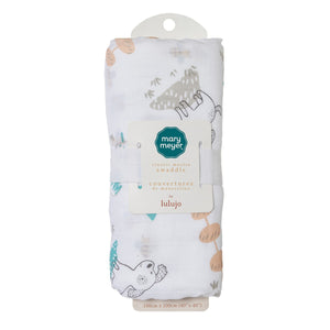 Lulujo - Cotton Muslin Swaddle-Sparky Puppy