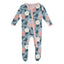 Kickee Pants-Print Footie with 2 Way Zipper-Stormy Sea Enchanted Floral