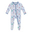 Kickee Pants-Print Footie with 2 Way Zipper-Dew Candy Dreams