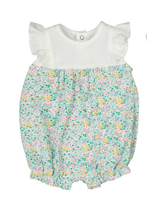 Mayoral-Bodysuit Shorts-Jade Floral
