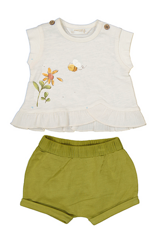 Mayoral-Knit Set-Floral Top