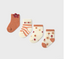 Mayoral-4 Pack Socks-Cinnamon