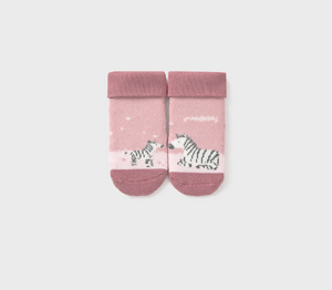 Mayoral-Non Slip Socks-Zebra Orchid