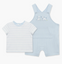 Little Me-Playful Puppy Organic Cotton Overalls & Top Set
