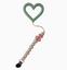 Three Hearts-Cherry Bomb Teether and Clip Bundle-Green