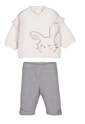 Mayoral-Legging Set-Heather Nude Large Bunny