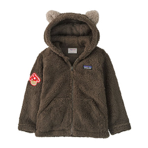Patagonia - Baby Furry Friends Hoody -Amanita Rita Patch: Marlow Brown