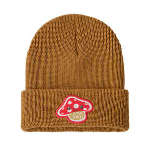 Patagonia -Kids' Logo Beanie-Amanita Rita Patch:Talon Gold