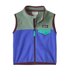 Patagonia -Baby Micro D Snap T-Fitz Roy Massif:Eddy Blue