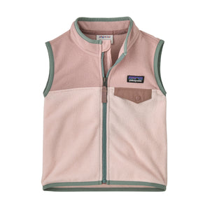 Patagonia -Baby Micro D Snap T-Vest-Pink Frost
