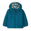 Patagonia - Baby Reversible Down Sweater Hoody- Blubby: Glacial Blue