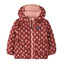 Patagonia - Baby Reversible Down Sweater Hoody- Snow Ditsy: Rusty Red