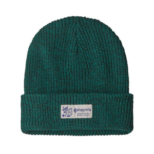 Patagonia -Kids' Logo Beanie-P-6 Logo:Solo Teal