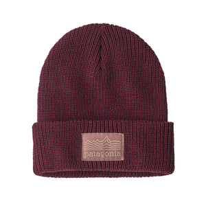 Patagonia -Kids' Logo Beanie-Strata Stencil:Berry Fig