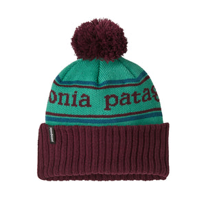 Patagonia -Kids' Powder Town Beanie-Park Stripe:Solo Teal