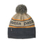 Patagonia -Kids' Powder Town Beanie-Park Stripe:Weathered Stone