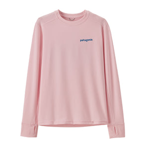 Patagonia-Kids' Long-Sleeved Capilene Silkweight UPF T-Shirt-Ridge Rise Moonlight:Peaceful Pink