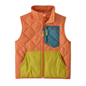 Patagonia - Kids' Diamond Quilted Vest-Rock Melon