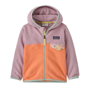 Patagonia - Baby Micro D Snap-T Jacket -Peach Sherbet:Quiet Violet
