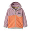 Patagonia - Baby Micro D Snap-T Jacket -Peach Sherbet:Quiet Violet