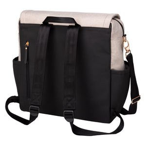 Petunia Pickle Bottom - Boxy Backpack Diaper Bag - Sand/Black
