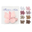 Bows Art-Vegan Leather Butterfly Clips