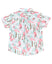 Ruffle Butts-Short Sleeve Button Down Shirt-Vibrant Flamingo