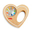 Haba-Wooden Heart Rattle & Grasping Toy