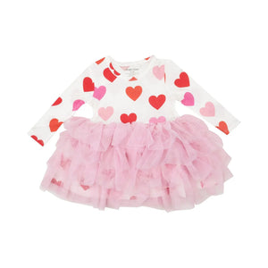 Angel Dear -Layered Tutu Dress-Big Hearts