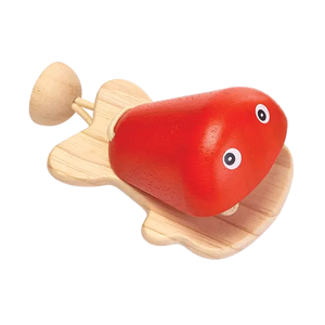 Plan Toys-Fish Castanet - Red