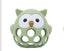 Three Hearts-Silicone 3D Owl Teether Silicone-Flint