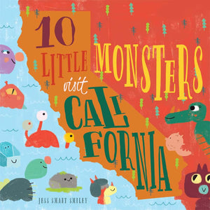 Familius Books-10 Little Monsters Visit California