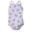 Green Sprouts -Eco Swimsuit with Built-in Swim Diaper-Light Lavender Violets