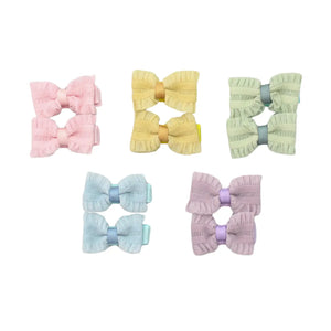 Bows Art-Ruffle Baby Bow Clips