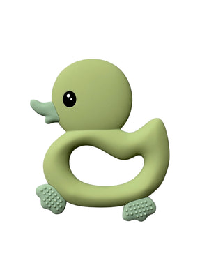 Three Hearts-Duck Teether-Lint