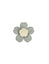 Three Hearts-Daisy Toy Silicone Teether Spinner-Sage