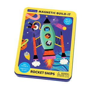 Chronicle Books-Magnetic Build It-Rocket Ships