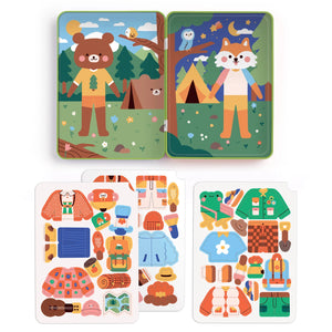 Chronicle Books-Magnetic Build It-Happy Camper