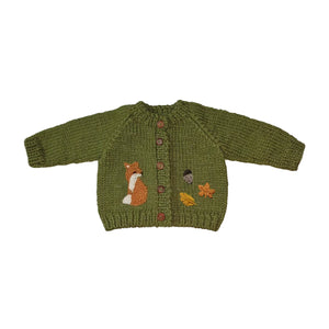 The Blueberry Hill-Fox Cardigan