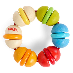 Haba-Rainbow Rattle Grasping and Teething Toy