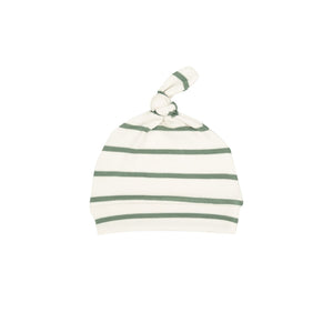 Angel Dear-Knotted Hat-Rib Oil Green and Sugar Swizzle