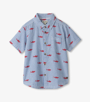 Hatley - Shark Silhouette Button Down Shirt