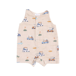 Angel Dear - Shortie Romper-Golf Carts Cuties