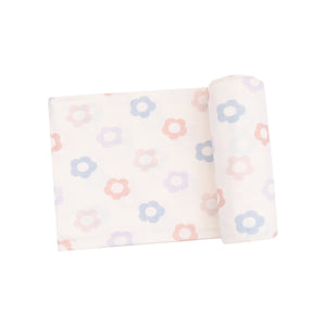 Angel Dear - Swaddle Blanket -Daisy Pop